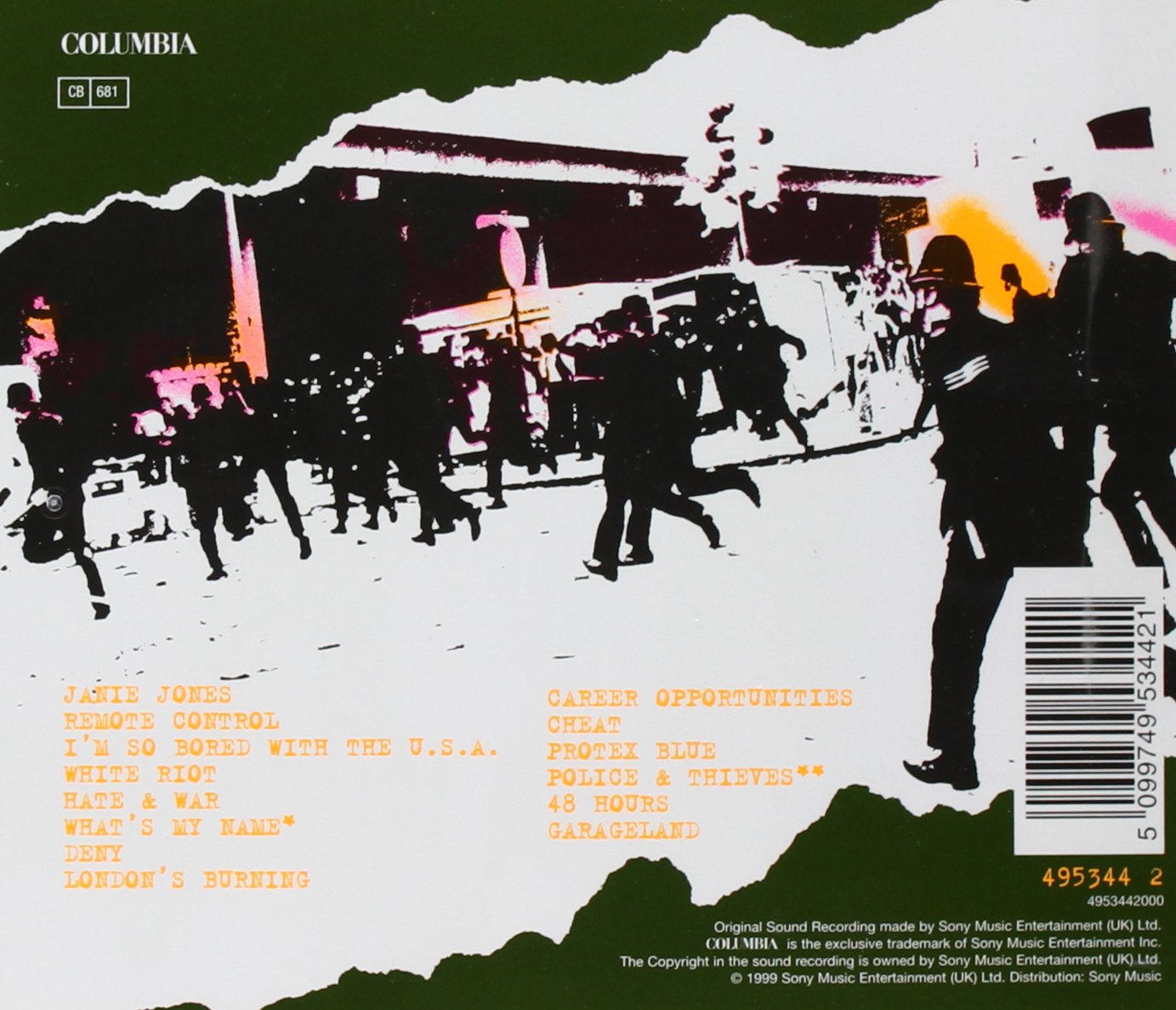 Thumbnail 1 de Sony Music Cmg Clash,The