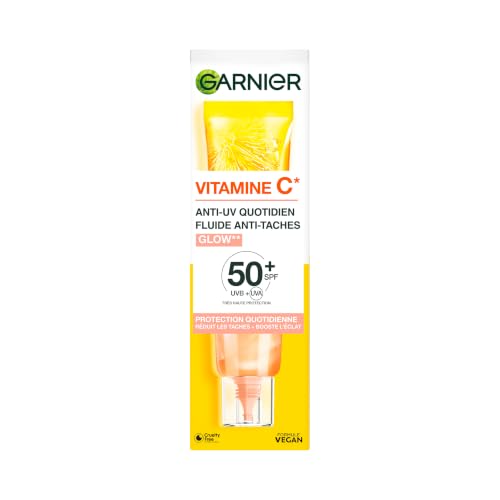 Detalle de Garnier Fluide Vitamine C Anti-UV SPF50+ Anti-Taches Glow Universel 40 ml