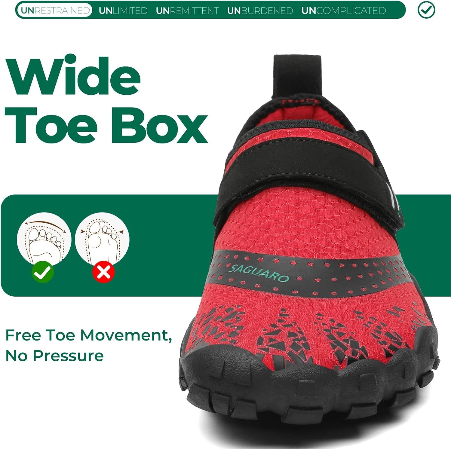 Detalle 2 de SAGUARO Barfußschuhe 35-48 für Outdoor