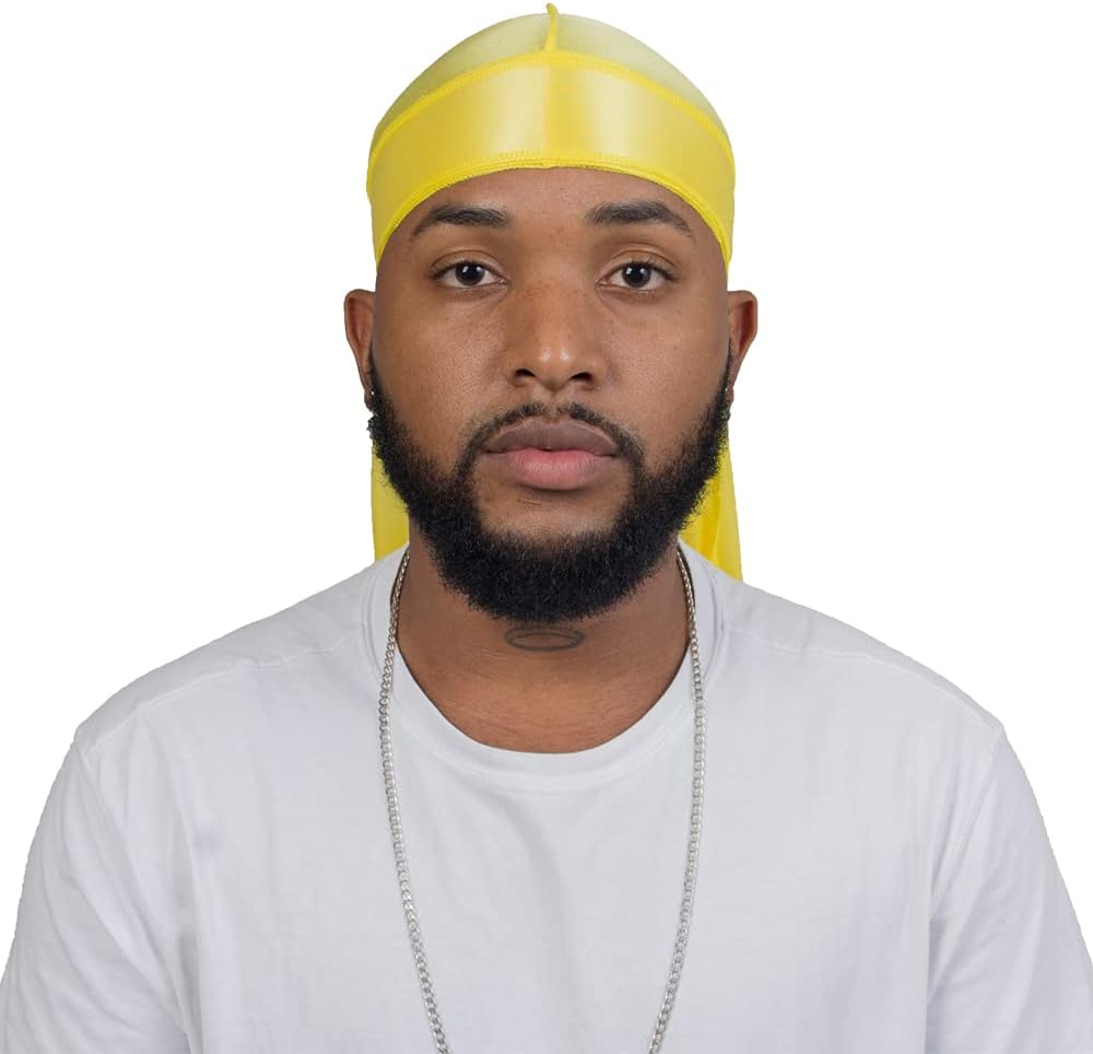 Detalle 1 de ForceWave 4PCS Silky Durags with Wave Cap, Satin Fabric and Long Tails