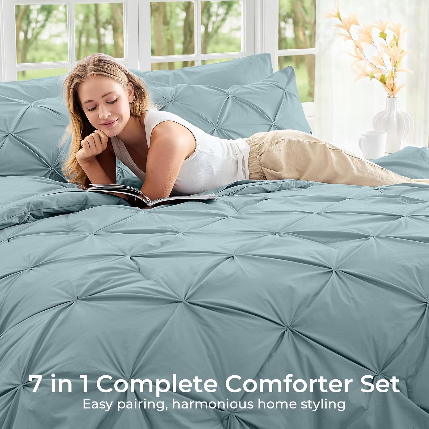 Thumbnail 5 de Sasttie Queen Comforter Set 88 x 88