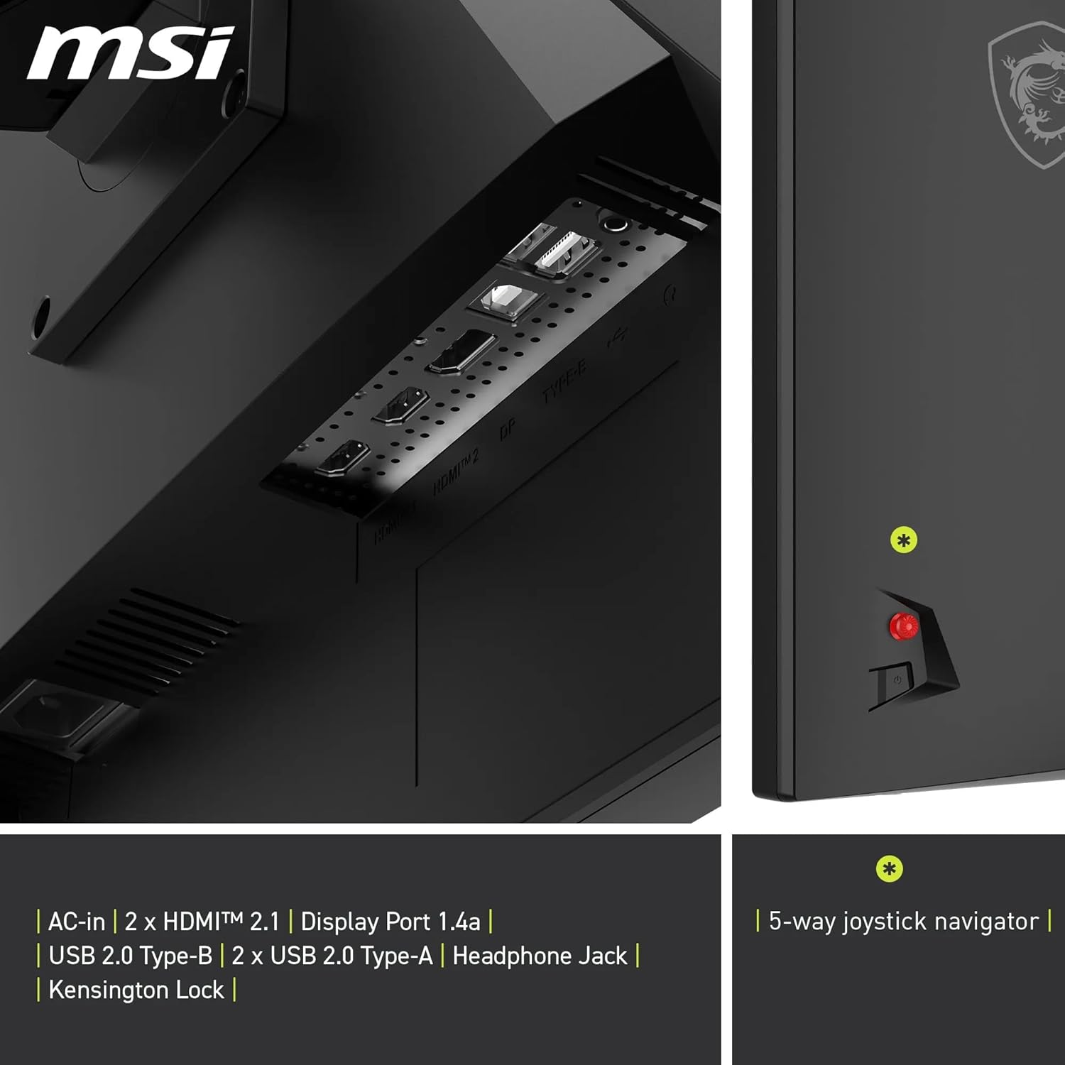 Detalle 2 de MSI MAG 322URDF E16 32 Zoll 4K Gaming-Monitor
