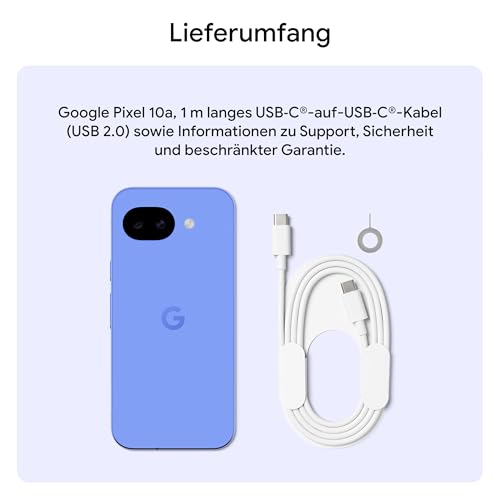 Thumbnail 10 de Google Pixel 10a (Obsidian, 128 GB) – 7 Jahre Betriebssystem‑ und Sicherheitsupdates