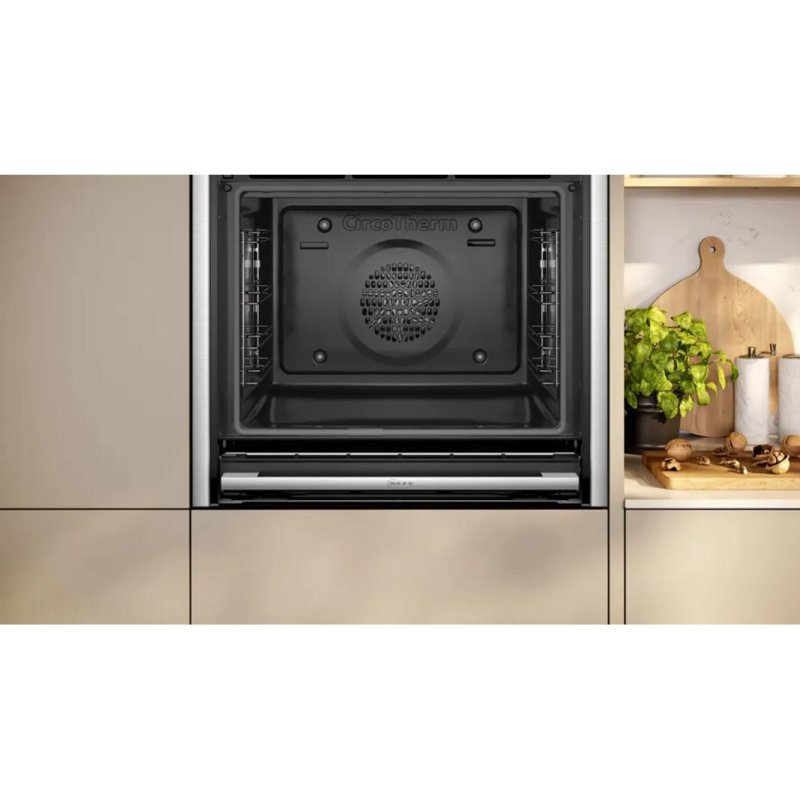 Thumbnail 1 de NEFF B54CR71N0: Horno eléctrico de 71 L con limpiado pirolítico e hidrolítico y pantalla TFT