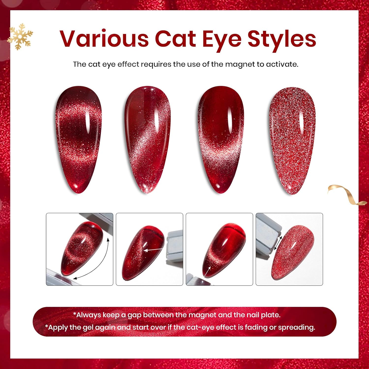 Thumbnail 5 de beetles Cat Eye Gel 6-color Set 💅