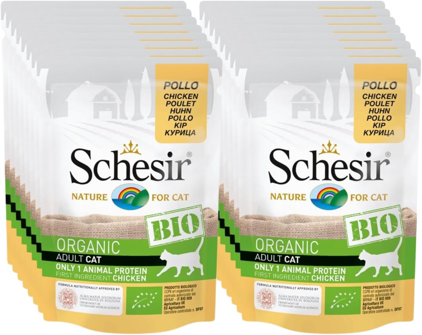 Thumbnail 6 de Schesir BIO Patè di Manzo per Gatti, Umido Completo, Senza Cereali - 16 x 85 g