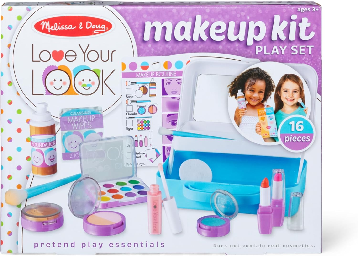 Thumbnail 5 de Melissa & Doug Pretend Makeup Kit 16 💄
