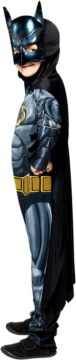 Thumbnail 3 de amscan offizielles Warner Bros Batman Kostüm für Kinder (2–12 Jahre) – nachhaltiger, waschbarer Look