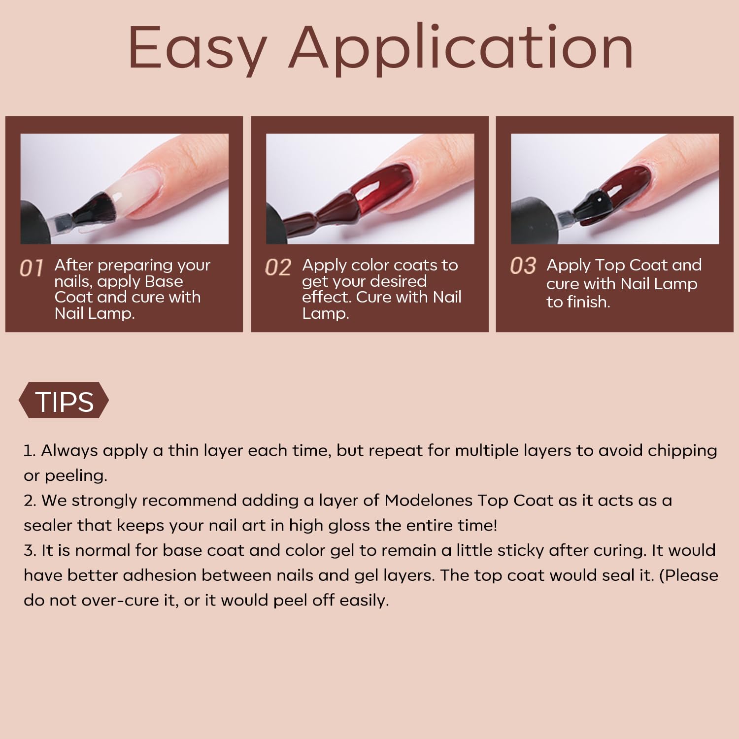 Thumbnail 6 de modelones Gel Nail Polish Kit 6 Colors ๐