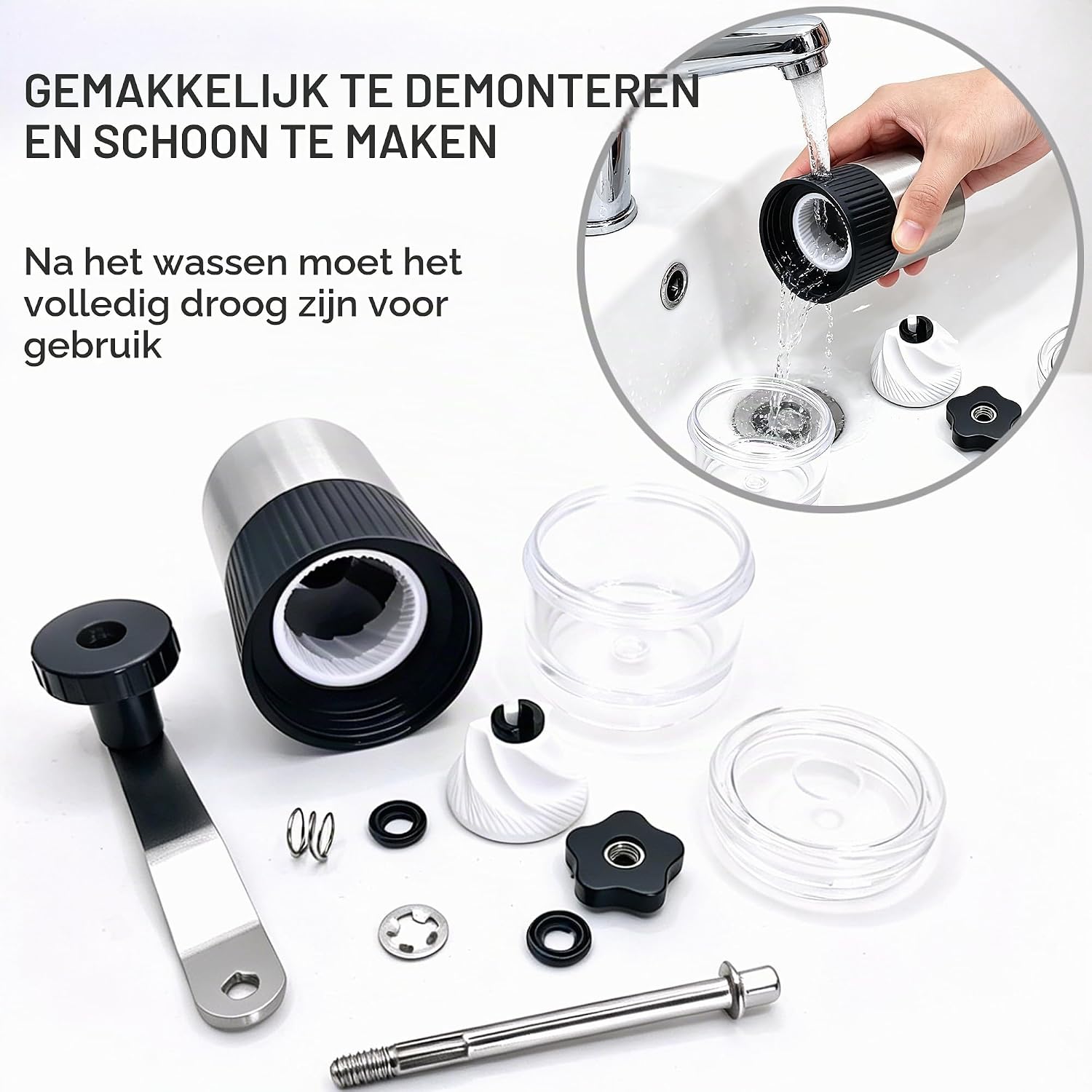 Detalle 2 de ROLMZJX YPMFQ-1 pillenmolen met pillensnijder, keramische maalkern