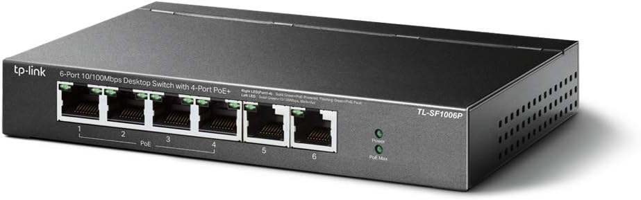 Thumbnail 5 de Learning Resources TP-Link TL-SF1005D 5-Port Fast Ethernet Unmanaged Switch (Plug-and-Play, Desktop)