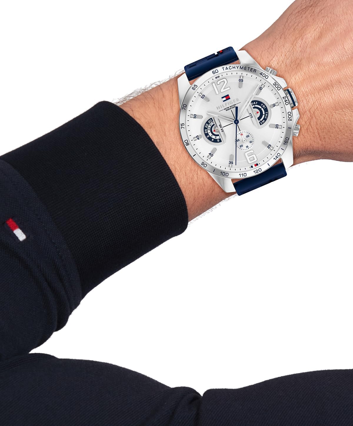 Thumbnail 3 de Tommy Hilfiger Analoge Multifunktionale Quarz-Uhr für Herren – Edelstahlgehäuse, austauschbare Armbänder
