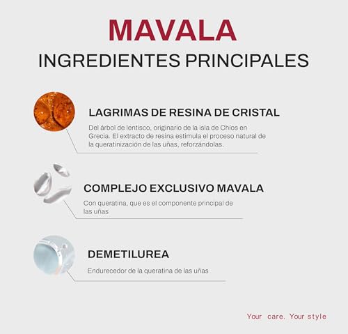 Detalle 2 de Mavala Científico K+ Gel: endurecedor de uñas apto para veganos (5 ml)