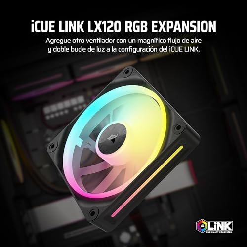 Thumbnail 1 de CORSAIR iCUE Link LX120 RGB ventilador 120 mm