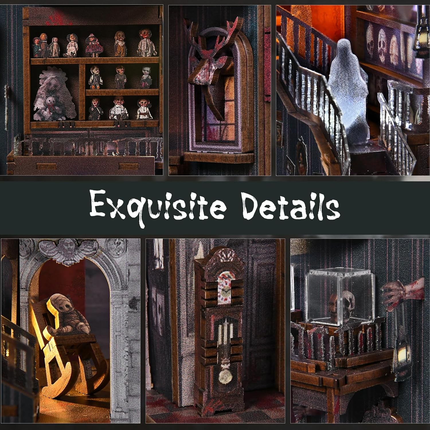 Detalle de MiniCity Book Nook Kit with LED Light