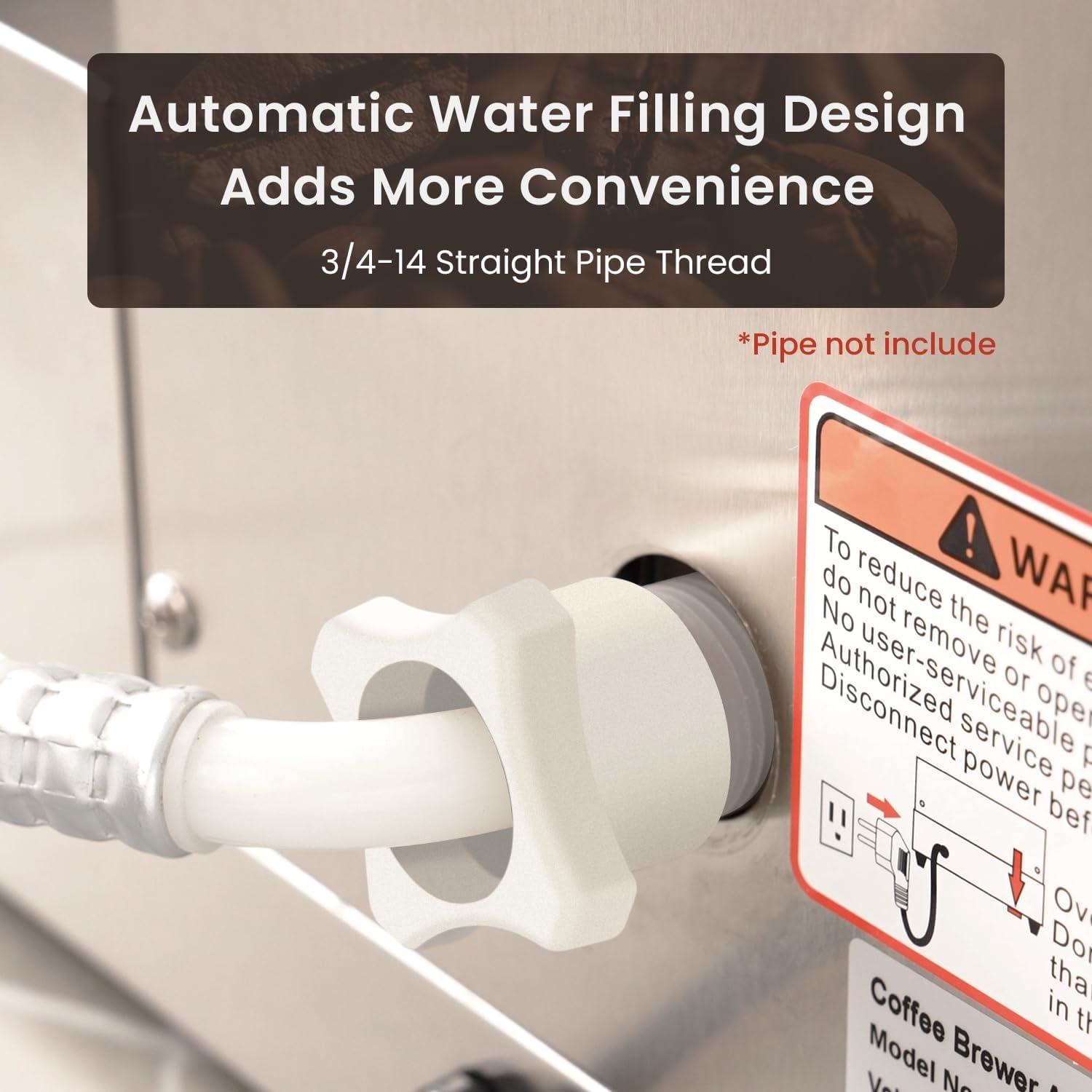 Thumbnail 2 de SYBO 12-Cup Commercial Coffee Maker ☕