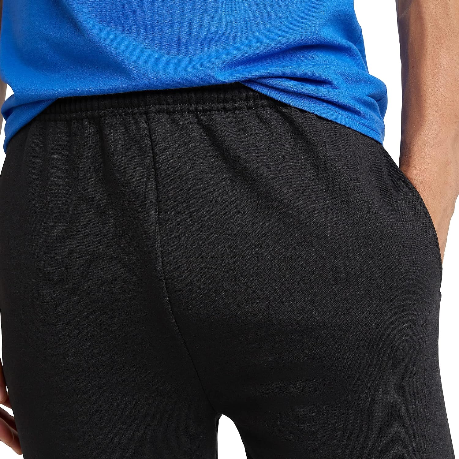 Detalle de Hanes A650 Men's EcoSmart Fleece Sweatpants with Pockets and Open Hem