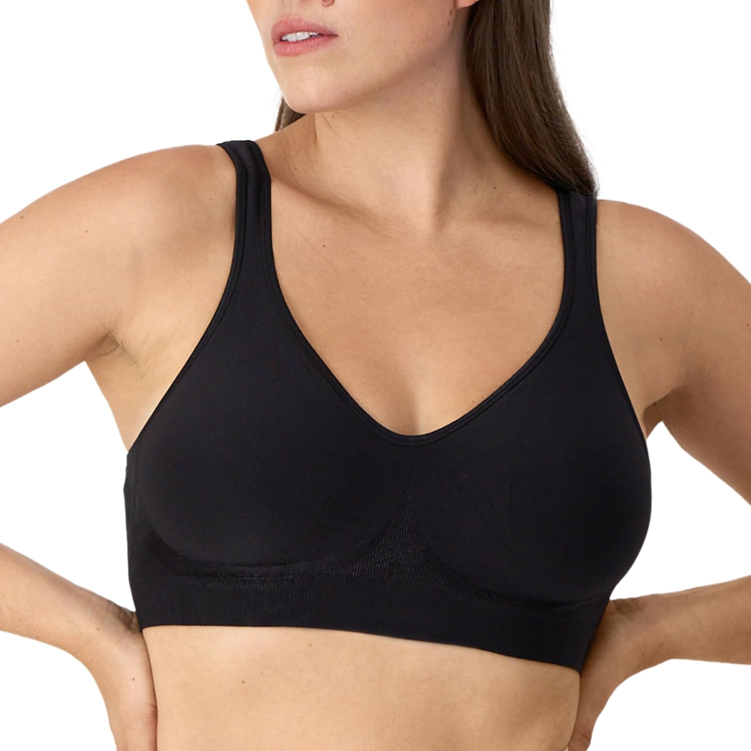 Detalle de Bali Women's Wireless Bra - Comfort Revolution Seamless T-Shirt Bra with ComfortFlex Fit