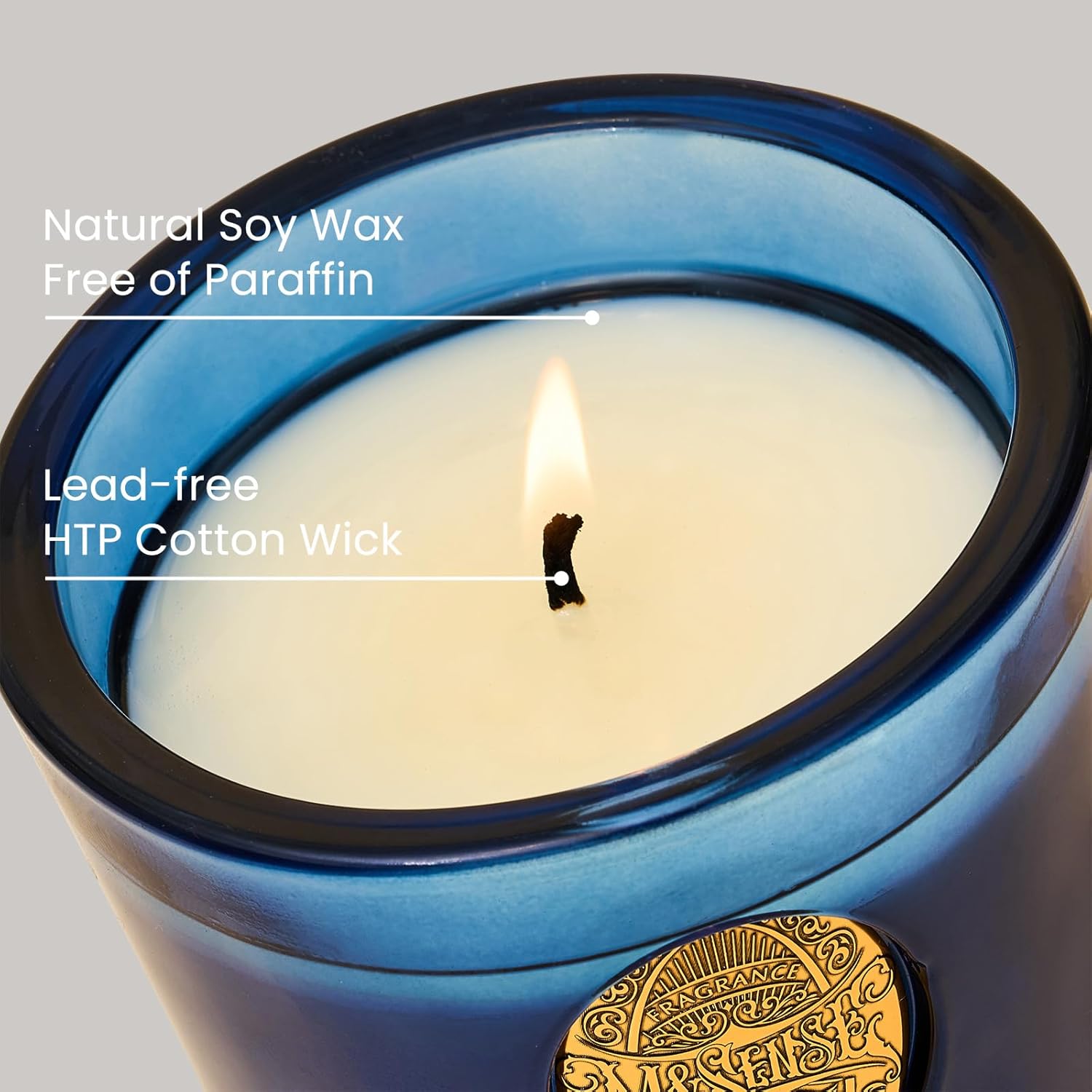 Thumbnail 3 de M&SENSE Fresh Linen Scented Candle (Natural Soy Wax, 260g) – Up to 55 Hours