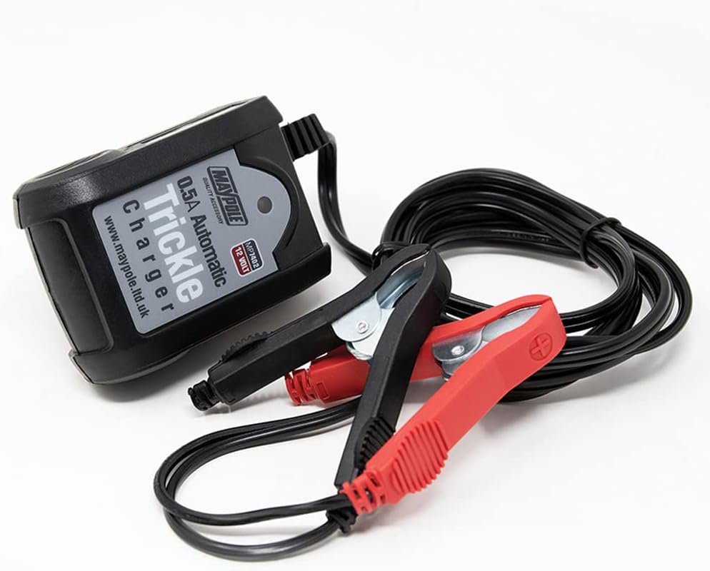 Thumbnail 4 de Maypole 0.5A 12V Automatic Trickle Car Battery Charger (9-stage) for Lead-Acid AGM & GEL
