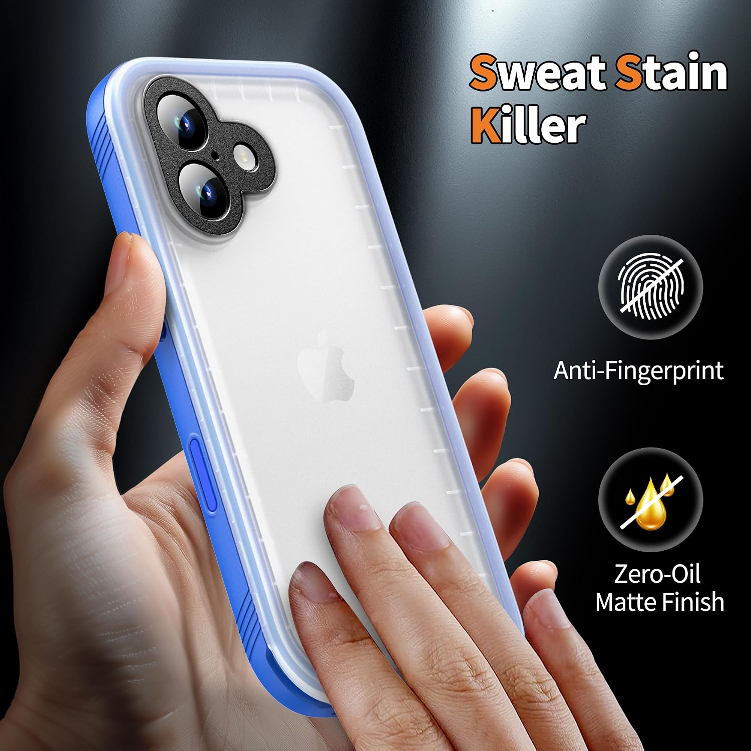 Thumbnail 6 de Cozycase TOP Protective Blue Full Case for iPhone 17 – Slim, Rugged & Waterproof