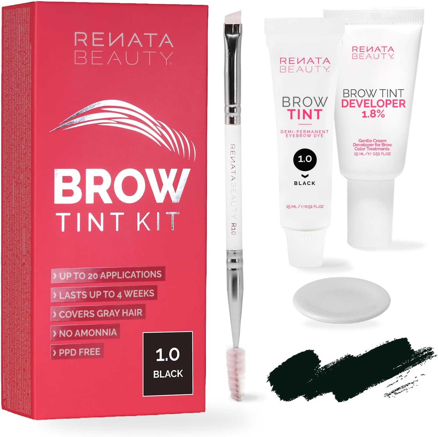 Detalle de Renata Beauty Kit Tinta Sopracciglia Nero 30 utilizzi