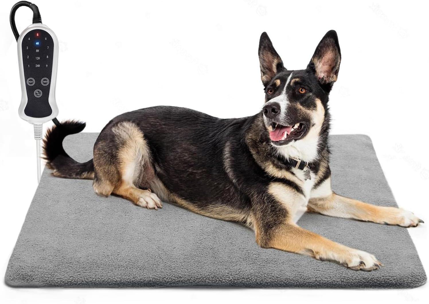 RC SLL Heated Pet Bed Pad 71 x 46 cm – waterproof heated mat with smart thermostat