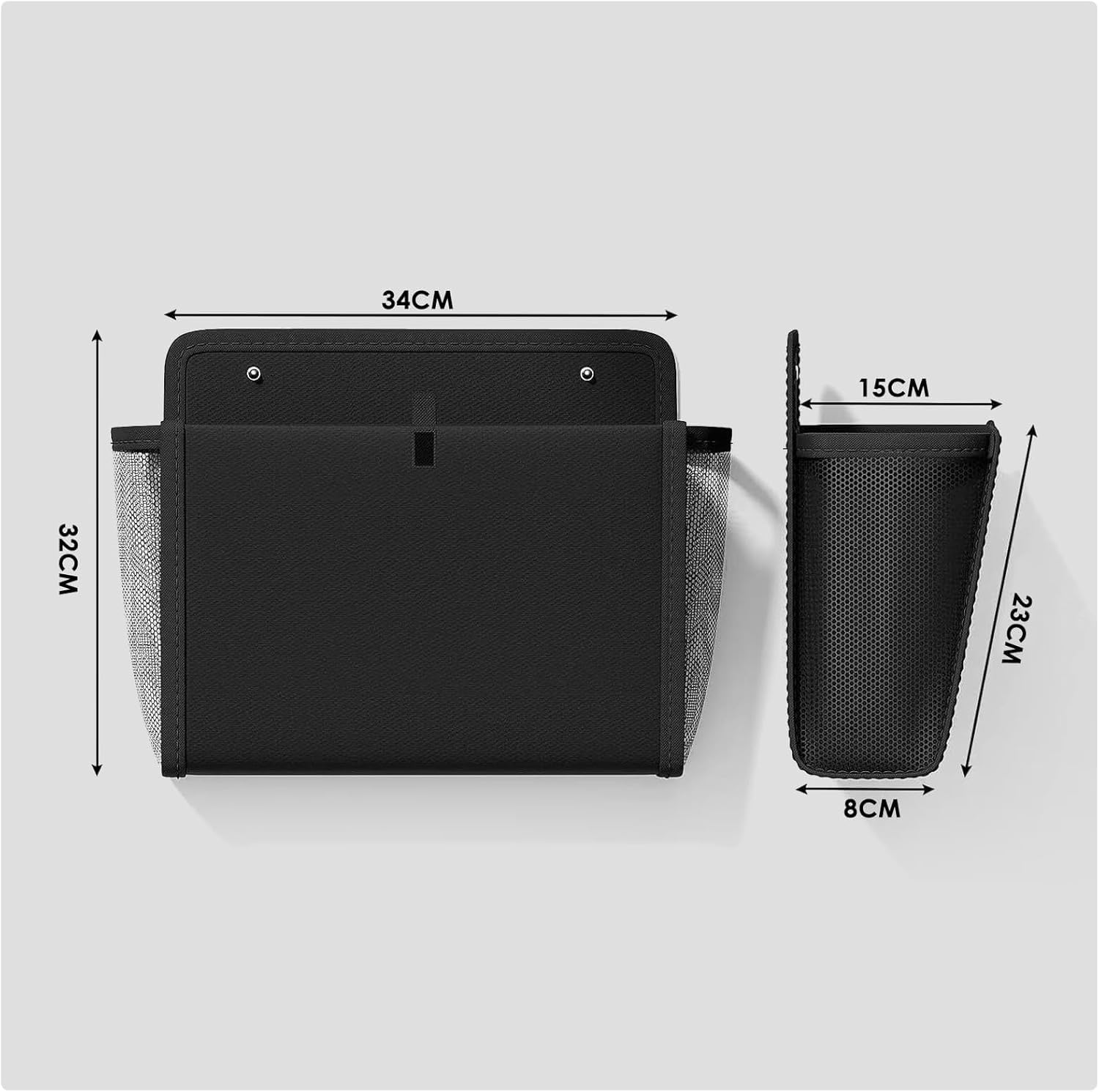 Detalle de Domemit väggorganiserare för husbil, hopfällbar och självhäftande, 2-pack