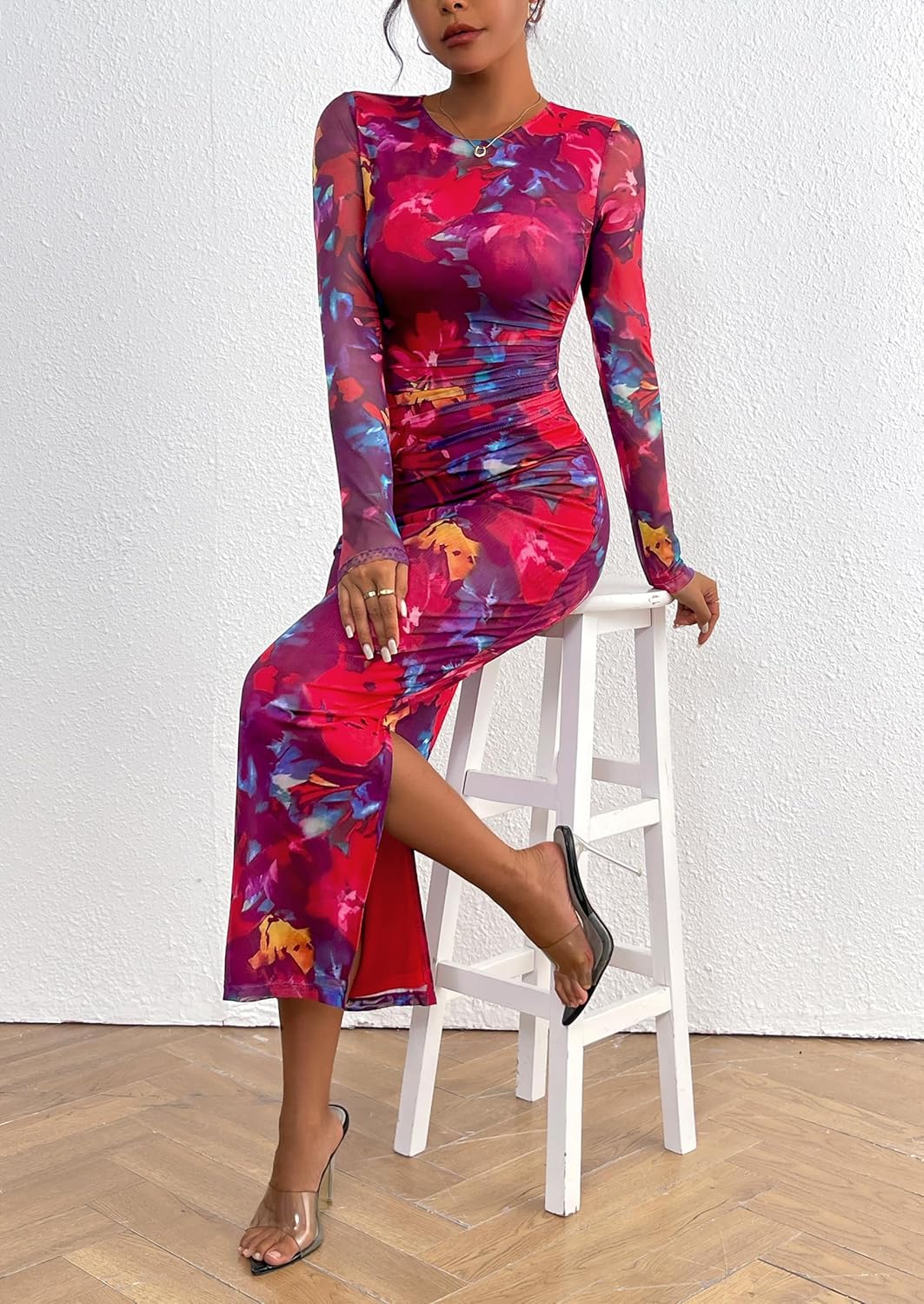 Thumbnail 4 de PRETTYGARDEN Bodycon Maxi Dress XS–XL