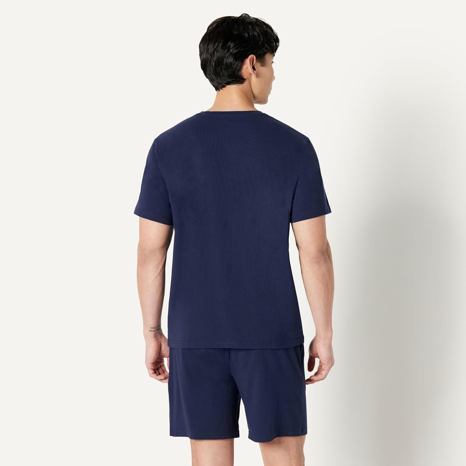 Thumbnail 2 de Amazon Essentials Men's Cotton-Modal Pajama Set: Short Sleeve Tee and Shorts