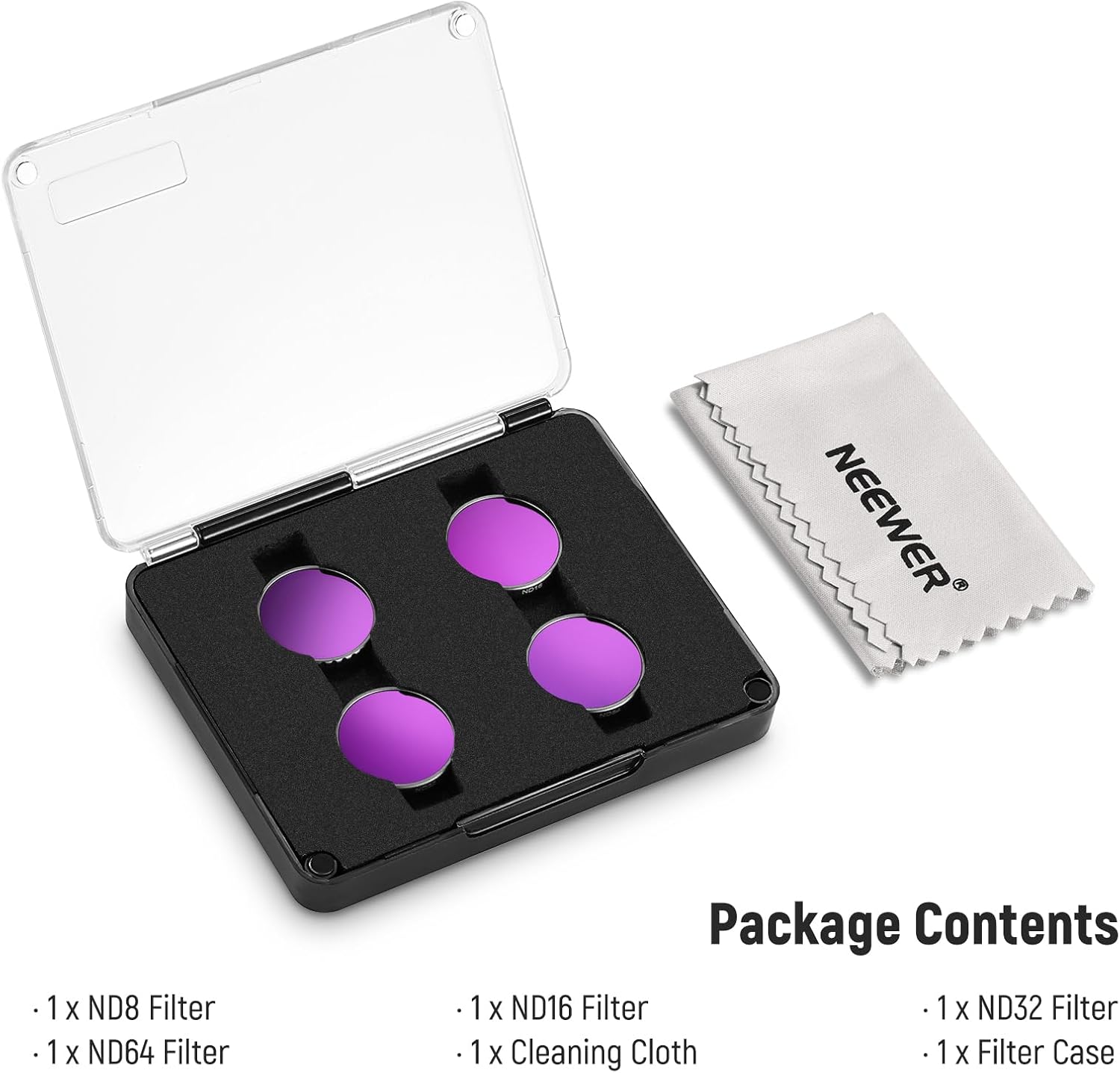 Thumbnail 6 de NEEWER GO 3S ND Filter Set (4 Pack) for Insta360 GO 3S