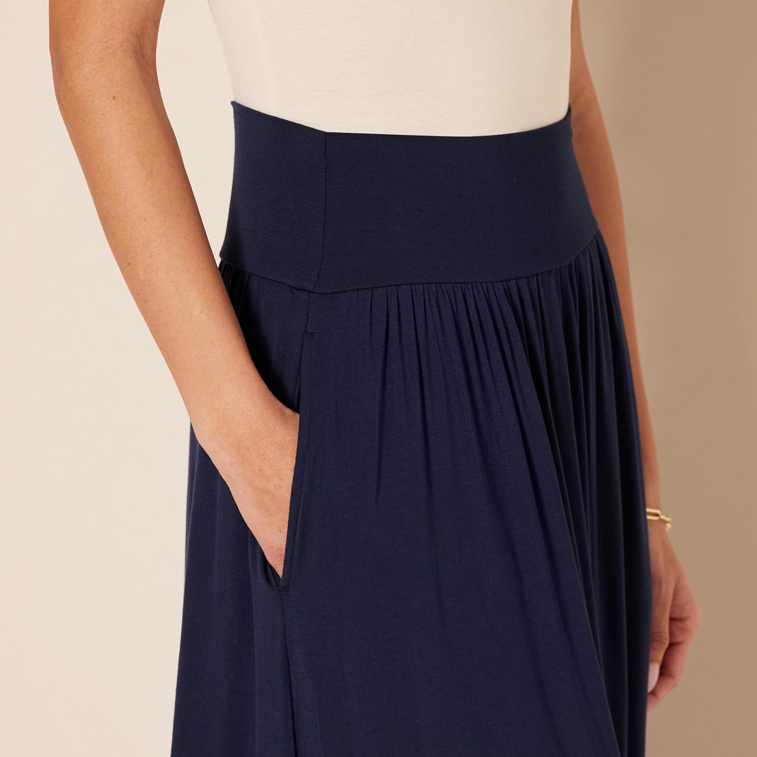 Detalle de Jersey pull on midi skirt 26 in