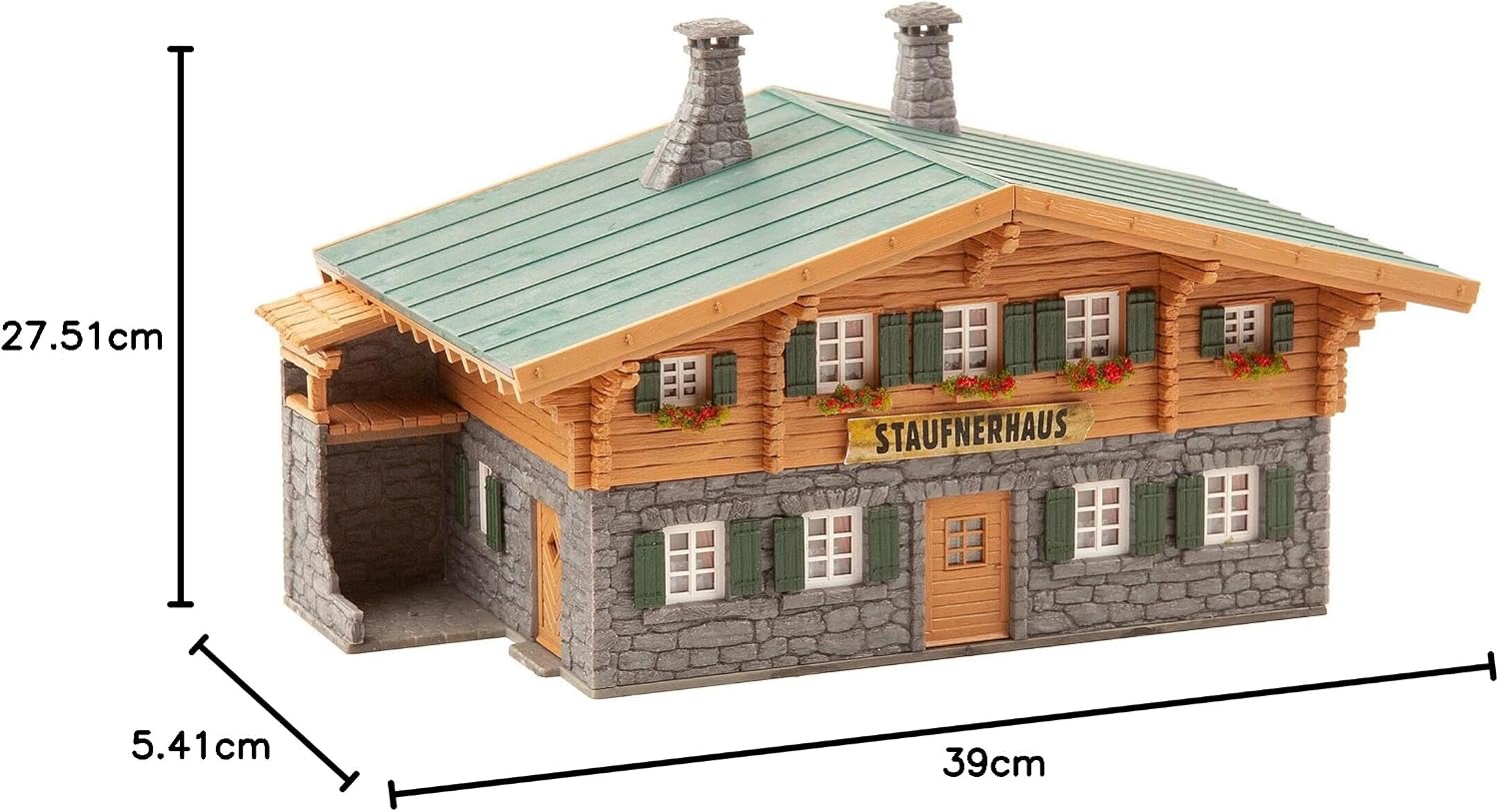 Detalle 1 de Faller 130635 H0 Staufnerhaus – dwupiętrowe schronisko górskie z tworzywa