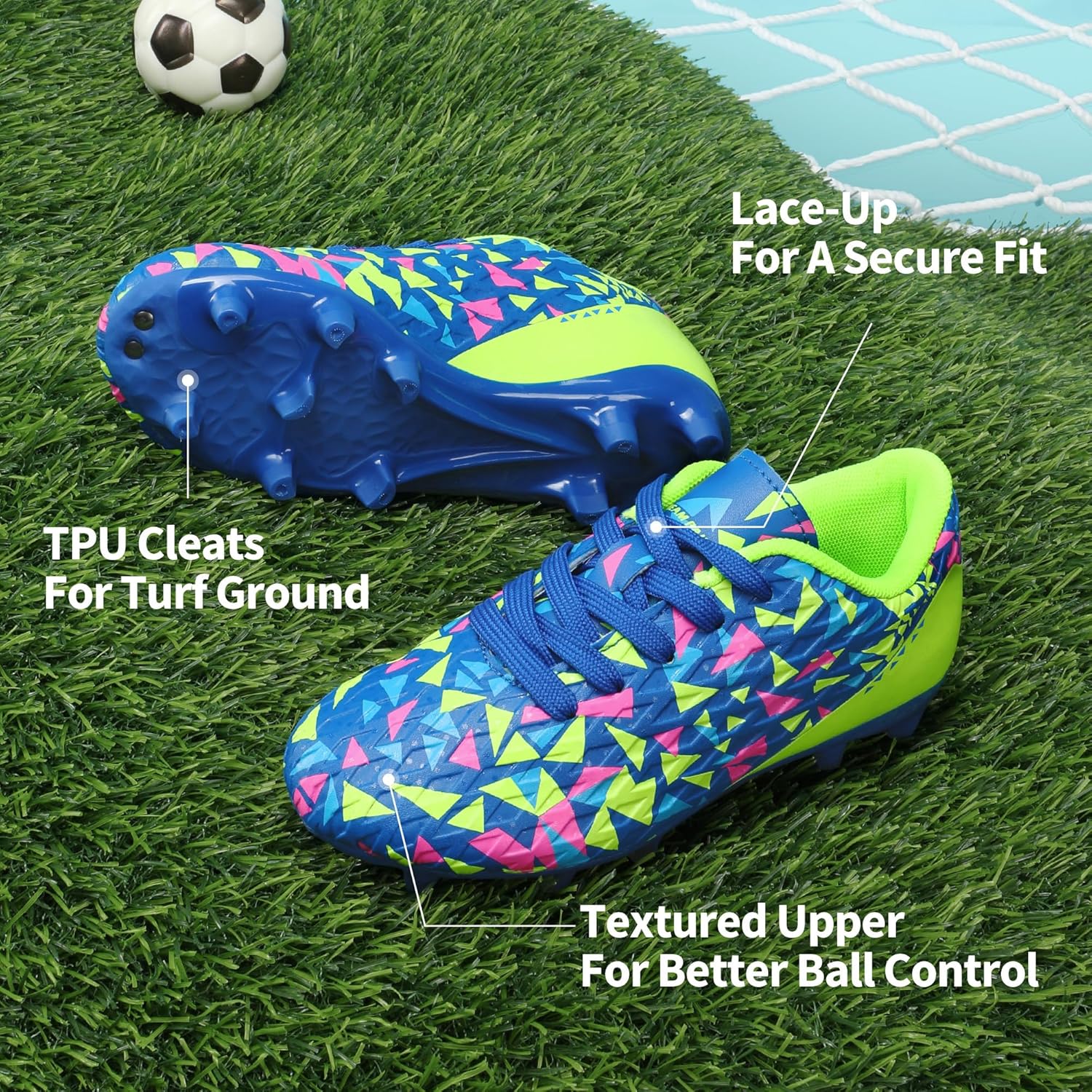 Thumbnail 3 de DREAM PAIRS Soccer Cleats Youth
