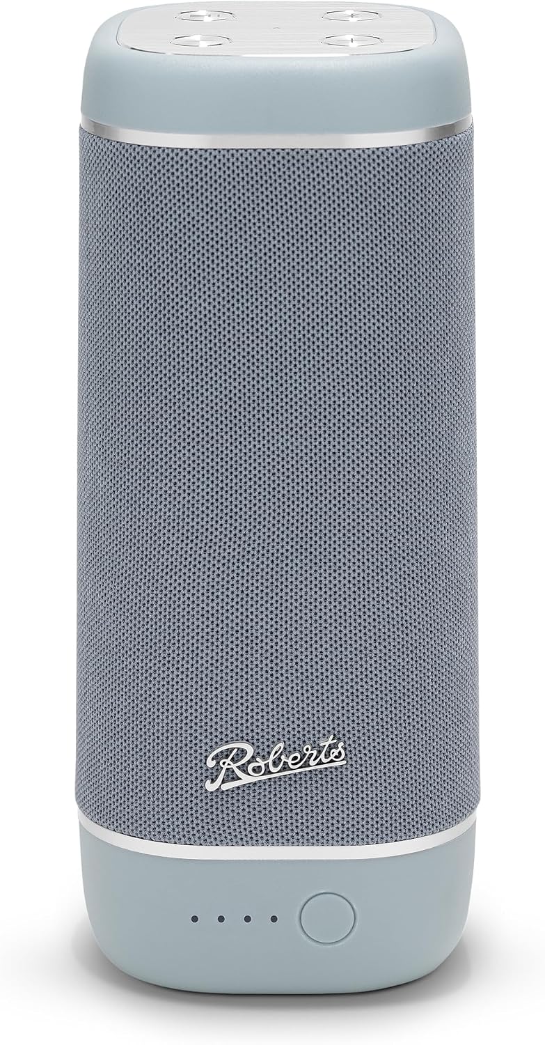 Detalle de Roberts REUNION Waterproof IPX7 Bluetooth Speaker (Duck Egg) – 50W, 18h Batt Life