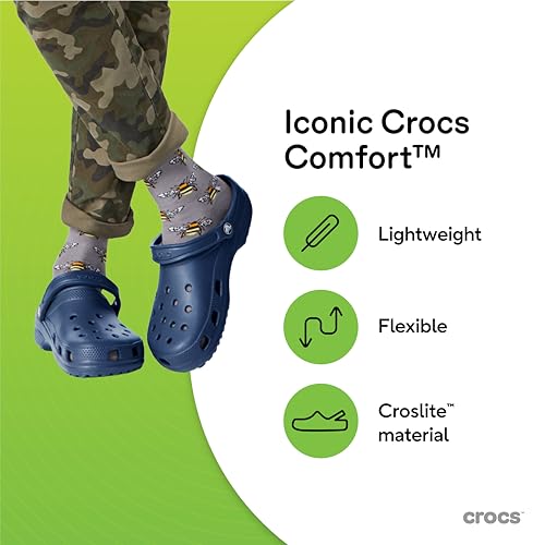 Thumbnail 9 de Crocs Unisex Classic Clogs Navy (14 UK Men / 15 UK Women)