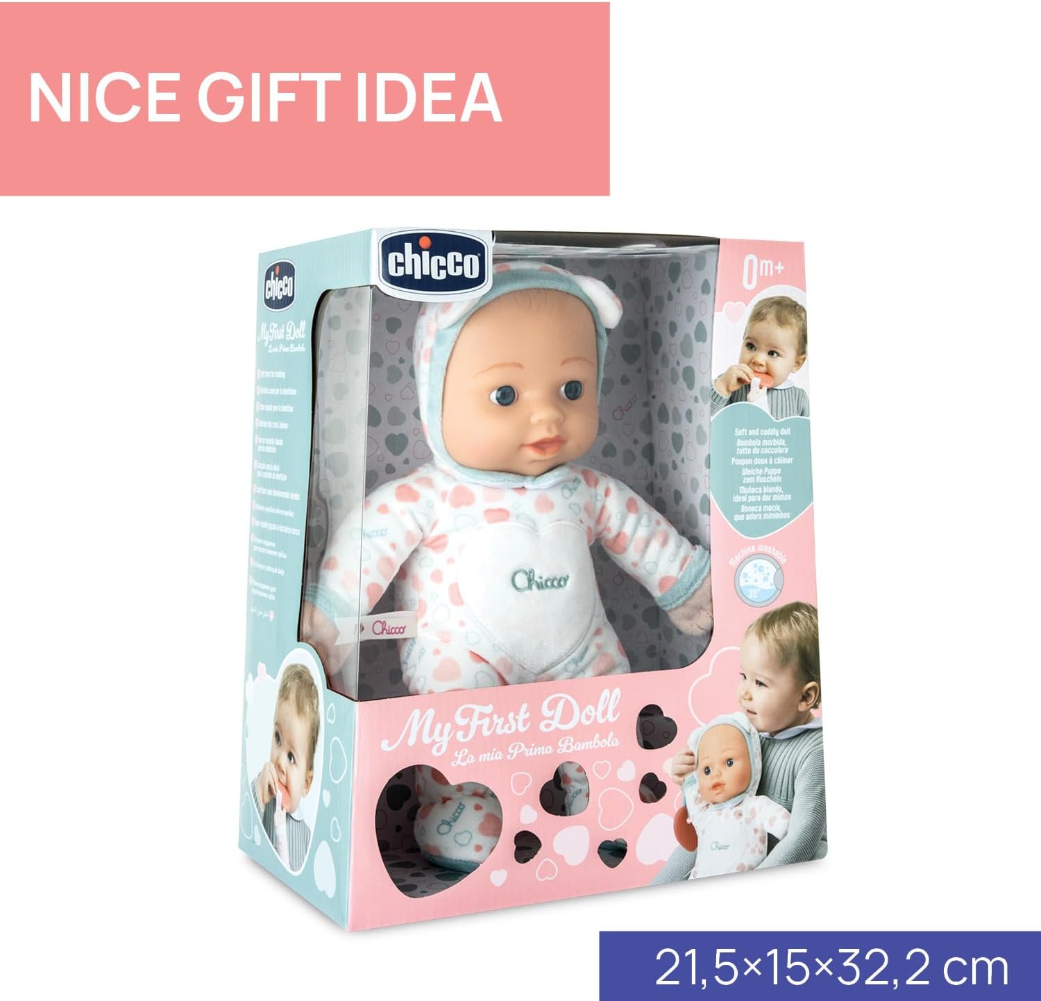 Thumbnail 2 de Chicco Ma Première Poupée : poupée légère avec cœur doux pour la dentition (dès 0 mois)