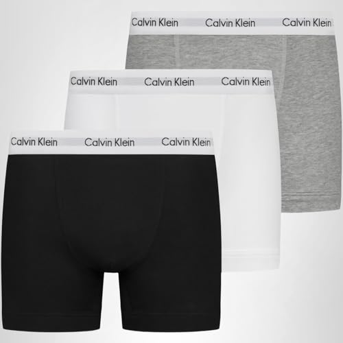 Thumbnail 6 de Calvin Klein Men’s 3 Pack Trunks – Multicolour (Black/White/Grey Heather), XS
