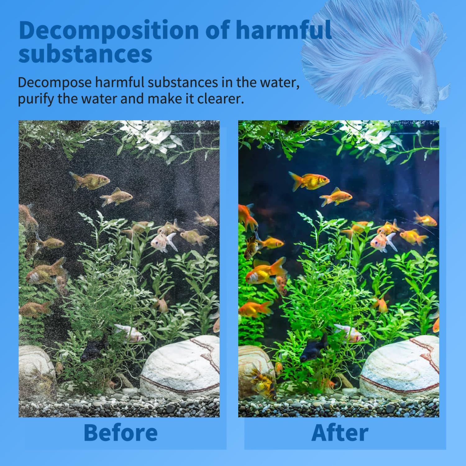 Thumbnail 3 de Nobleza 12 in 1 materiale filtrante per acquario (anelli in ceramica) 500 g