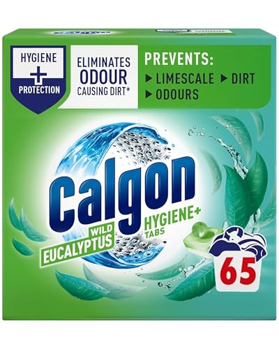 Calgon Hygiene Plus Washing Machine Cleaner & Limescale Remover, 65 Tablets