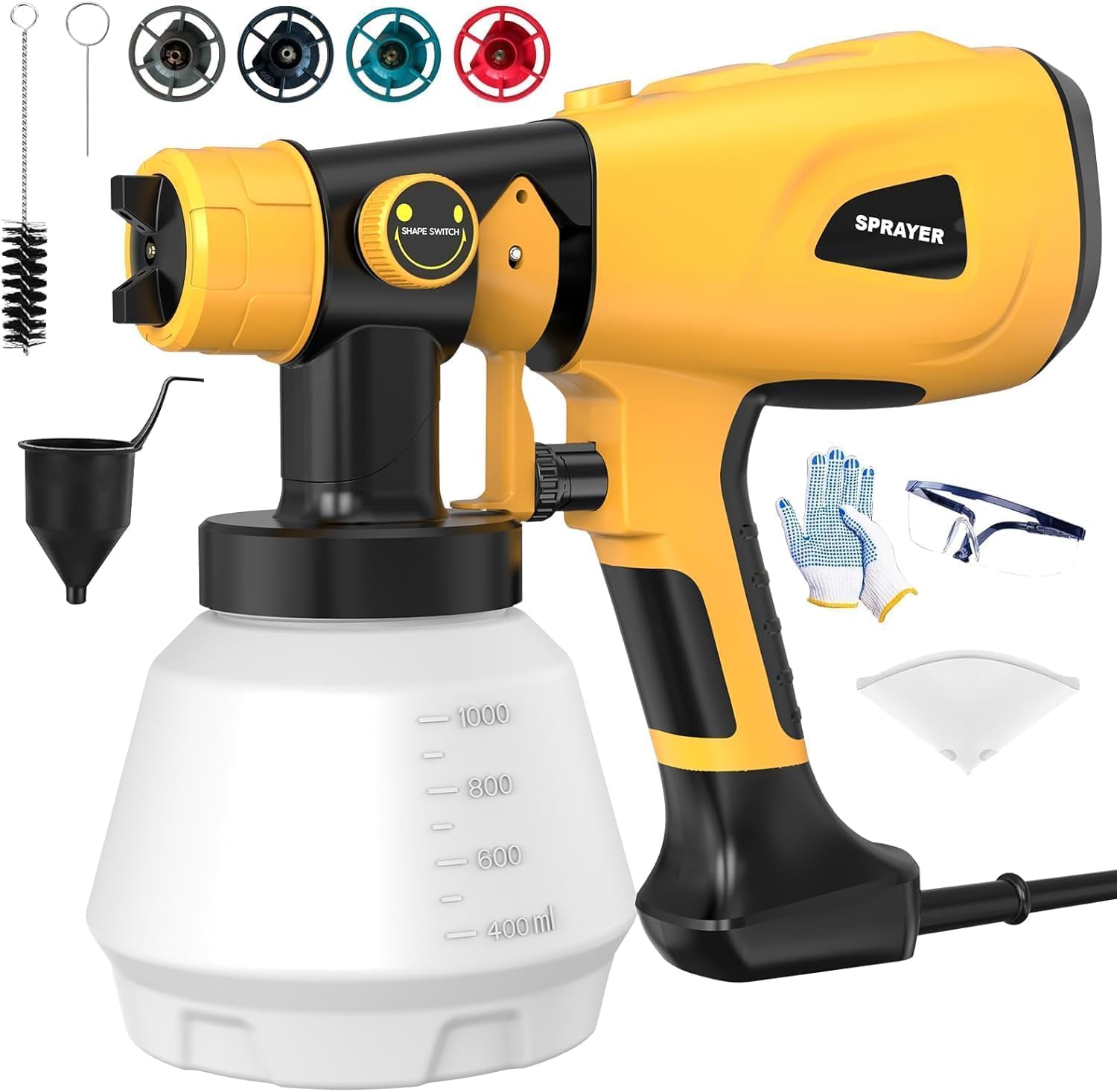 Detalle de Paint Grids HVLP Paint Sprayer with Copper Nozzles