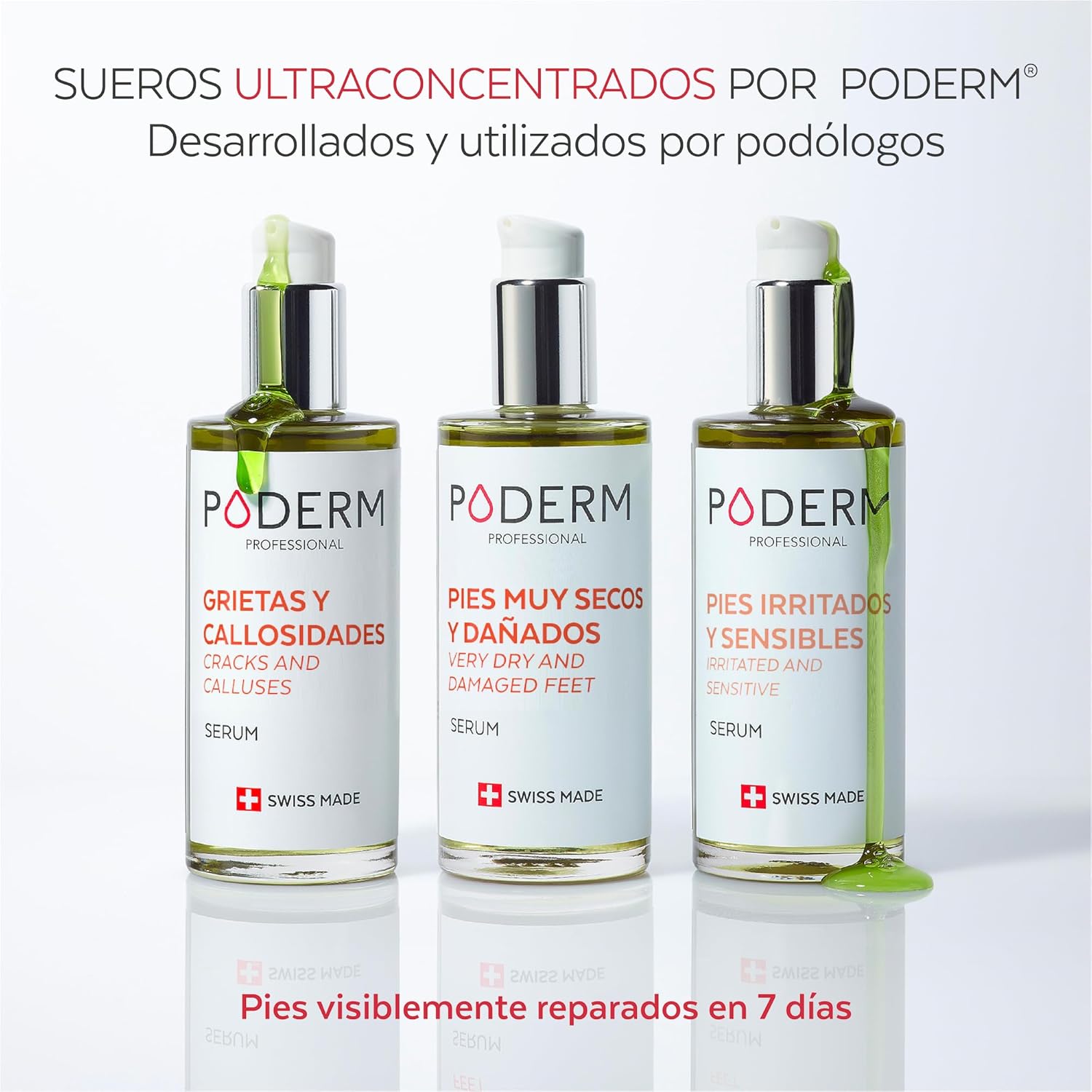 Detalle 1 de PODERM Aceite Serum para Pies Árbol de Té 🌿 Swiss Made