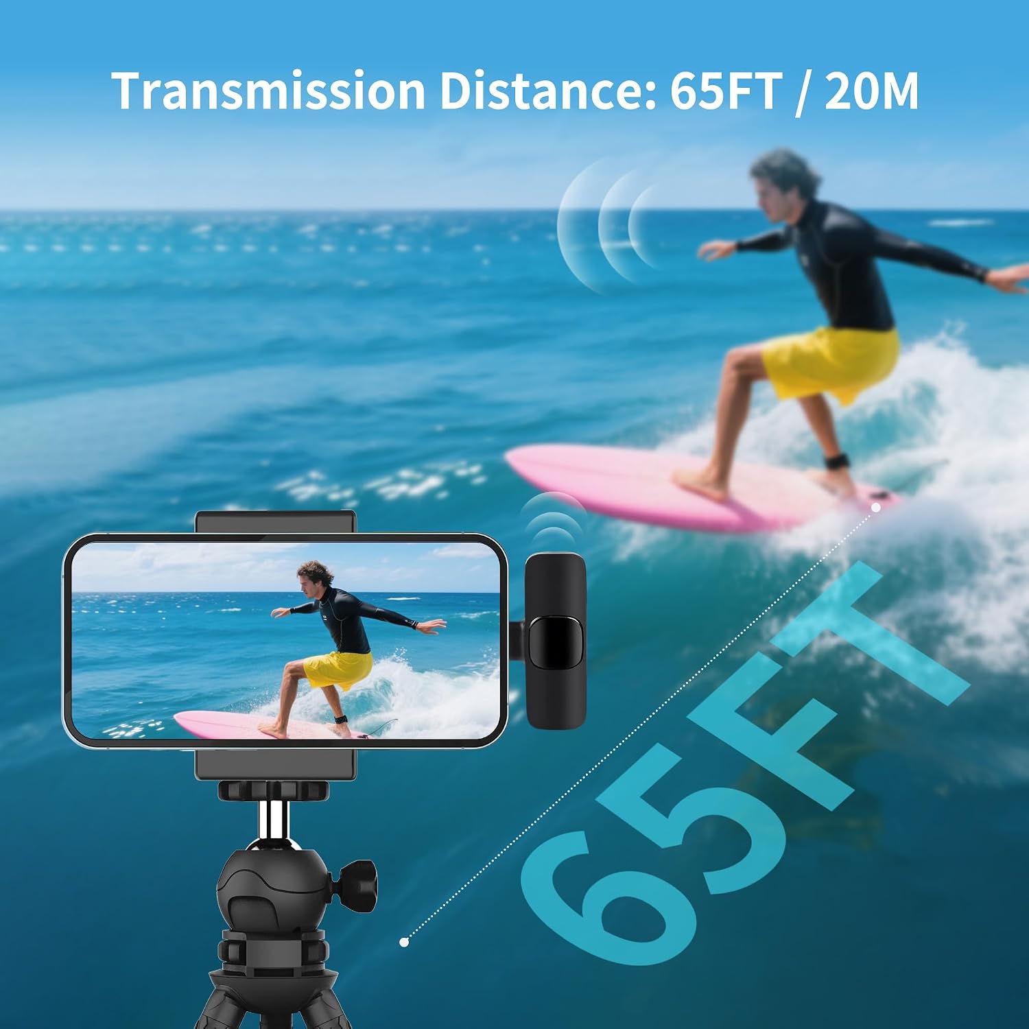 Thumbnail 6 de Uewpv 2026 Microfono Wireless: Kit dualità per Vlog e contenuti social