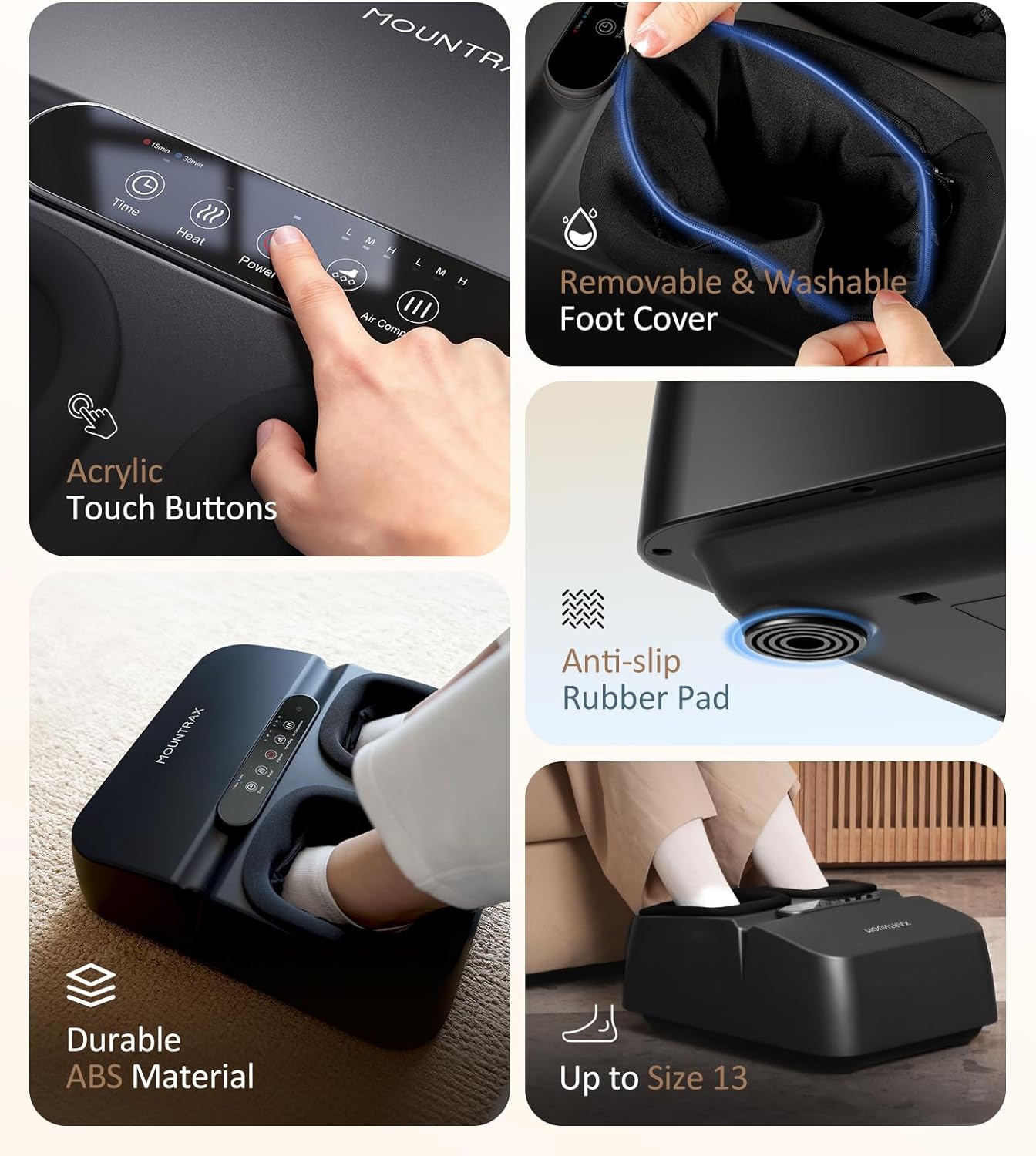 Thumbnail 6 de MOUNTRAX Foot Massager Machine for Plantar Fasciitis 🦶
