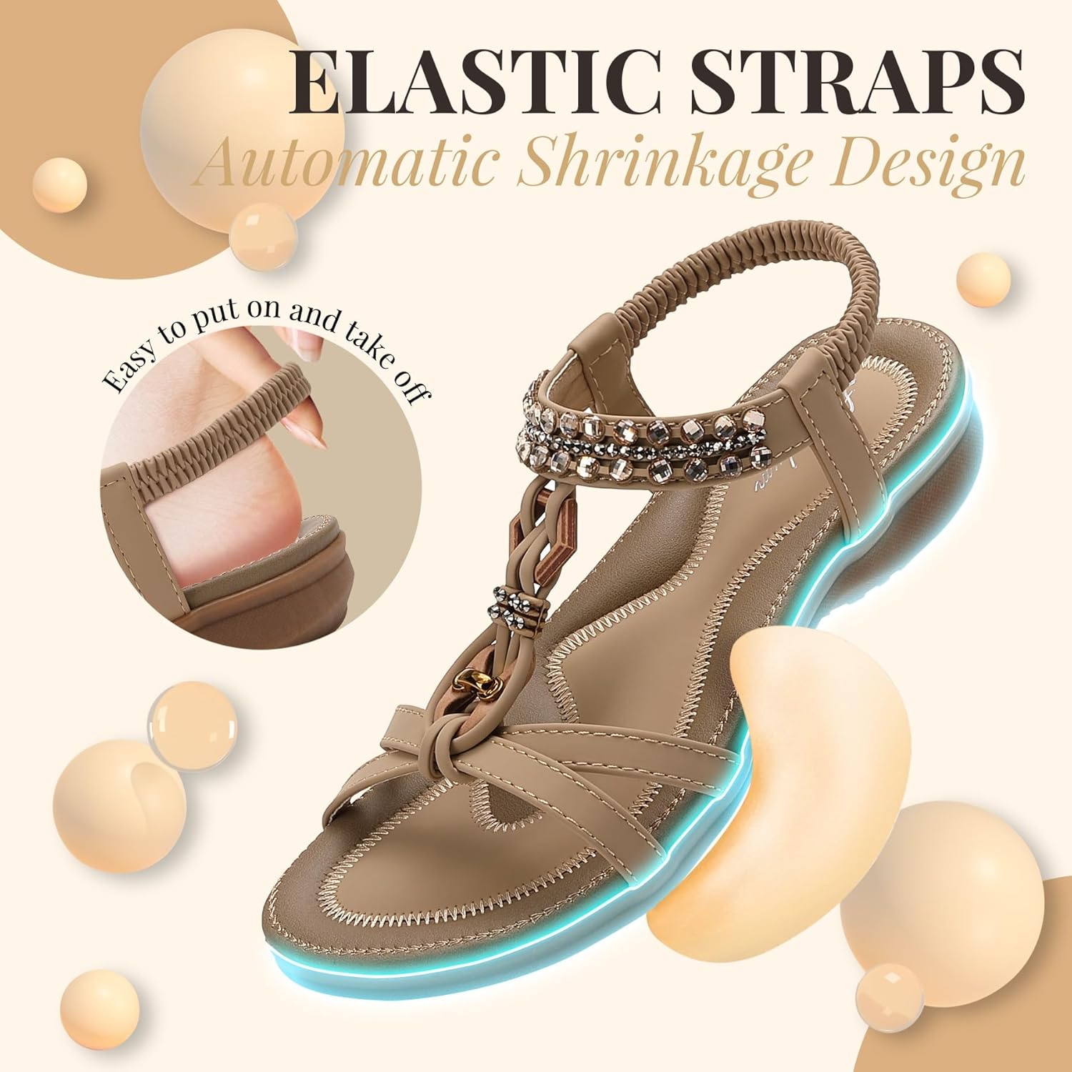 Thumbnail 6 de Littleplum Sandales Plates Femme Été – Confort et Style Bohème