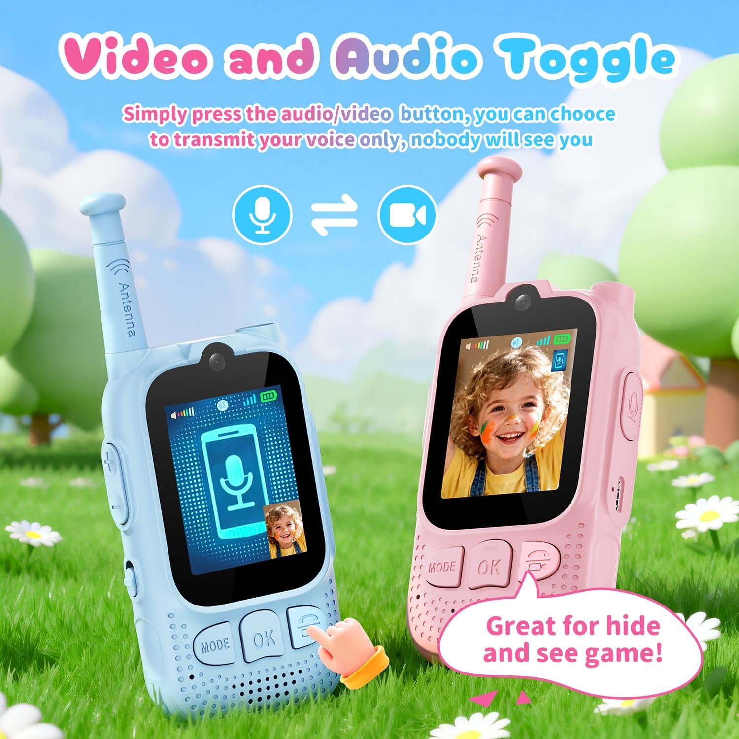 Detalle de Kids Video Walkie-Talkies, 2-Pack