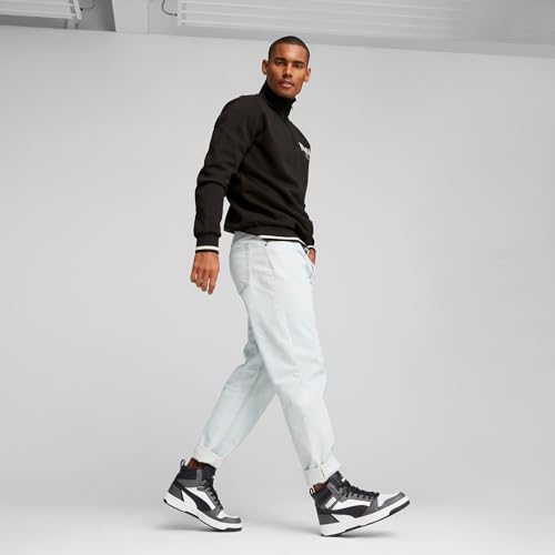 Detalle 2 de PUMA Unisex Rebound V6 Turnschuhe – Puma White/Puma Black Shadow Gray (Größe 40 EU)