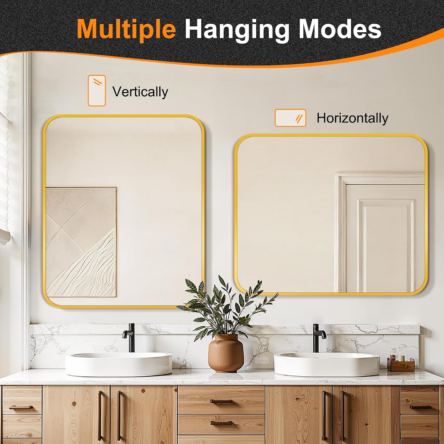 Detalle 2 de Delma Bathroom Mirror, 36x30