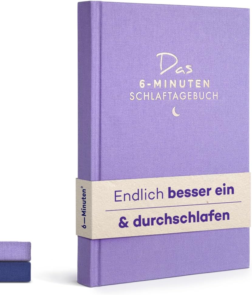 Detalle de 6 Minuten Schlaftagebuch 150 Seiten Schlafjournal