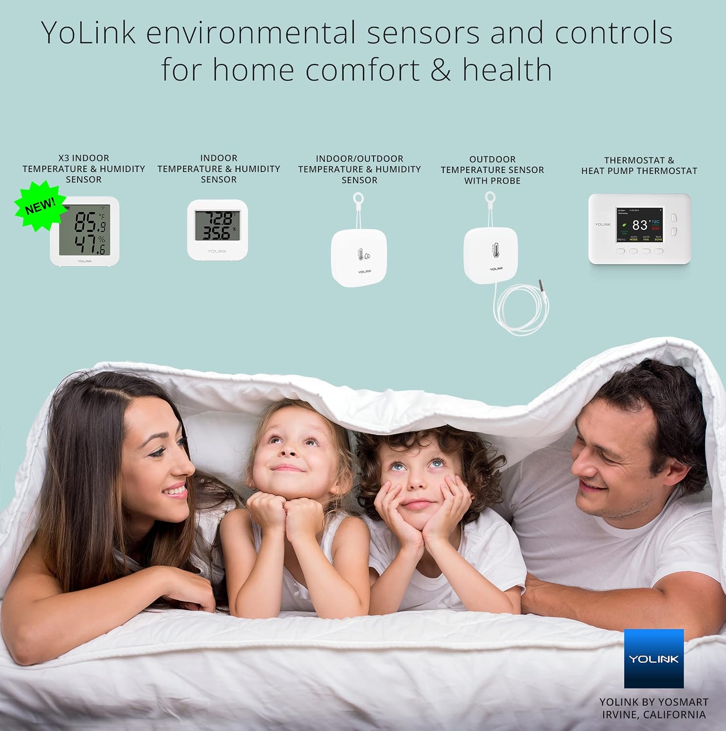 Thumbnail 6 de YoLink YS8003 Indoor Temperature and Humidity Sensor with LoRa Alerts